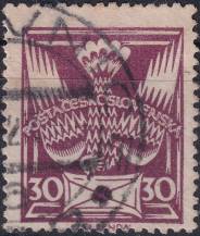 1925, ČSR I, 0150VV, Výplatní známka: Holubice ⊙