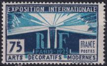 1925, Francie, 0180, Výstava uměleckých řemesel, Paříž: pochodeň ✶