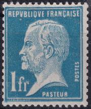 1925, Francie, 0195, Výplatní: Louis Pasteur ✶