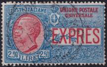 1926, Itálie, 0248, Spěšná známka pro tuzemsko a pro zahraničí  ⊙