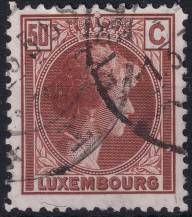 1926, Lucembursko, 0171, Výplatní známka: velkovévodkyně Šarlota ⊙