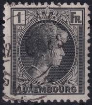 1926, Lucembursko, 0175, Výplatní známka: velkovévodkyně Šarlota ⊙
