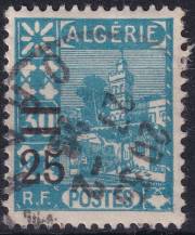 1927, Alžírsko, 0072, Výplatní známka ⊙