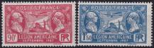 1927, Francie, 0224/0225, Kongres Americké legie, Paříž ✶