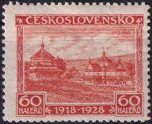 1928, ČSR I, 0236VV, 10. výročí vzniku ČSR (Jubilejní): Jasiňa ✶✶