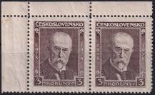 1928, ČSR I, 0241, 10. výročí vzniku ČSR (Jubilejní): T. G. Masaryk ✶✶ ⊟ L H