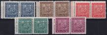 1929/1931, ČSR I, 0248/0252, Výplatní známky: Státní znak ✶✶ ⊟ o L