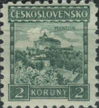 1929, ČSR I, 0221, Hrady, krajiny, města: Perštejn ✶