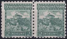 1929, ČSR I, 0221, Výplatní známka: Hrady, krajiny, měst - Pernštejn ✶✶ ⊟ 