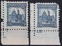 1929, ČSR I, 0223aDČ, Výplatní známka: Hrady, krajiny, měst - Praha ✶✶ L D