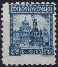 1929, ČSR I, 0223VV, Výplatní známka: Hrady, krajiny, města - Praha ✶✶
