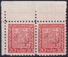 1929, ČSR I, 0250, Výplatní známka: Státní znak ✶ ◫ L H