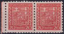 1929, ČSR I, 0250, Výplatní známka: Státní znak ✶ ◫ o L