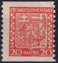 1929, ČSR I, 0250AVV, Výplatní známka: Státní znak ✶