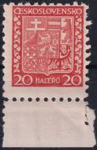 1929, ČSR I, 0250VV, Výplatní známka: Státní znak ✶✶ o D