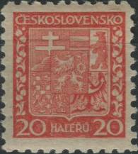 1929, ČSR I, 0250x, Výplatní známka: Státní znak ✶