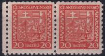 1929, ČSR I, 0250x, Výplatní známka: Státní znak ✶✶ ⊟ o L