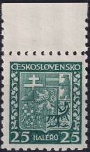 1929, ČSR I, 0251, Výplatní známka: Státní znak ✶✶ o H