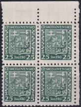 1929, ČSR I, 0251, Výplatní známky: Státní znak ✶✶ ⊞ P H