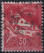 1930, Alžírsko, 0102b, Výplatní známka: rybářská mešita ⊙