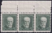 1930, ČSR I, 0258II, Výplatní známka: T. G. Masaryk (nový portrét) ✶✶ ◫ o H