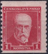 1930, ČSR I, 0260AVV, Výplatní známka: T. G. Masaryk (nový portrét) ✶✶