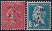 1930, Francie, 0249/0250, Zasedání Mezinárodního úřadu práce v Paříži ✶