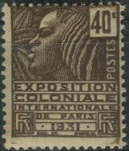 1930, Francie, 0258, Mezinárodní koloniální výstava ✶