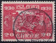 1930, Island, 0130, 1000 let Allthingu: Jízda kmenových starších do Allthingu ⊙