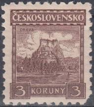 1931, ČSR I, 0224, Výplatní známka: Hrady - Orava ∗∗