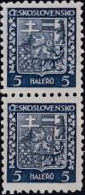 1931, ČSR I, 0248, Výplatní známka: Státní znak ✶✶ ⊟
