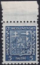 1931, ČSR I, 0248, Výplatní známka: Státní znak ✶✶ o H