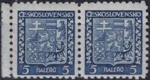 1931, ČSR I, 0248, Výplatní známka: Státní znak ✶✶ ◫ o L