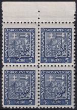 1931, ČSR I, 0248, Výplatní známky: Státní znak ✶✶ ⊞ o H