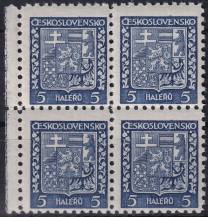 1931, ČSR I, 0248, Výplatní známky: Státní znak ✶✶ ⊞ o L