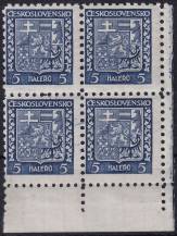 1931, ČSR I, 0248, Výplatní známky: Státní znak ✶✶ ⊞ P D