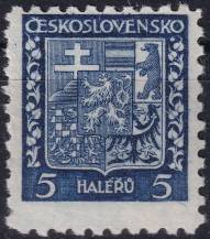 1931, ČSR I, 0248VV, Výplatní známka: Státní znak ✶✶