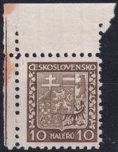 1931, ČSR I, 0249, Výplatní známka: Státní znak ✶ L H