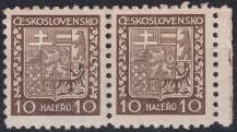 1931, ČSR I, 0249, Výplatní známka: Státní znak ✶ ◫ o P