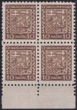 1931, ČSR I, 0249x, Výplatní známky: Státní znak ✶✶ ⊞ o D