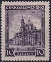 1931, ČSR I, 0257, Výplatní známka: Města a krajiny - Praha ✶✶