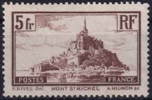 1931, Francie, 0240b, Výplatní: stavby - Mont-Saint-Michel ✶