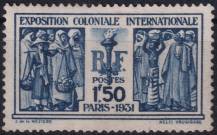 1931, Francie, 0262, Mezinárodní koloniální výstava, Paříž (II) ✶✶