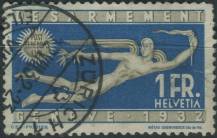 1932, Švýcarsko, 0255, Konference o odzbrojení v Ženevě: Mír ⊙