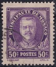 1933, Monako, 0117, Výplatní: kníže Ludvík II. ⊙