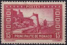 1933, Monako, 0120, Výplatní: stavby - Rampe Major ✶