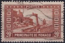 1933, Monako, 0121, Výplatní: stavby - Rampe Major ⊙