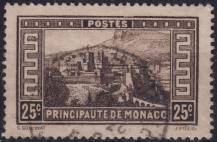 1933, Monako, 0122, Výplatní: stavby - knížecí palác ⊙