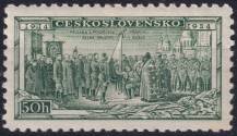1934, ČSR I, 0276a, 20. výročí vzniku čs. branné moci: přísaha České družiny v Kyjevě ✶✶