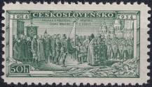 1934, ČSR I, 0276VV, 20. výročí vzniku čs. branné moci: přísaha České družiny v Kyjevě ✶✶